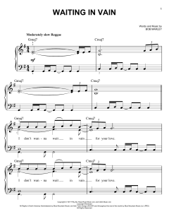 Waiting In Vain von Bob Marley (Download) 
