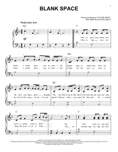Blank Space von Taylor Swift (Download) 