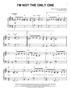 I'm Not The Only One von Sam Smith (Download) 