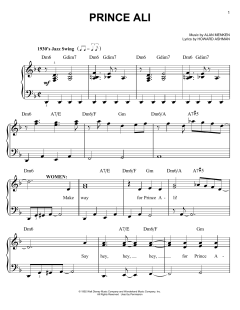 Prince Ali von Alan Menken (Download) 