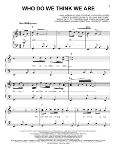 Who Do We Think We Are von John Legend (Download) 
