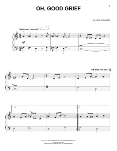 Oh, Good Grief von Vince Guaraldi (Download) 