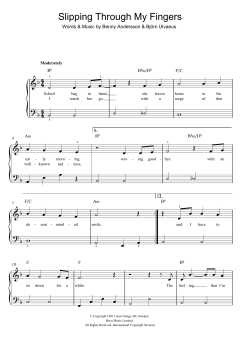 Slipping Through My Fingers von ABBA (Download) 
