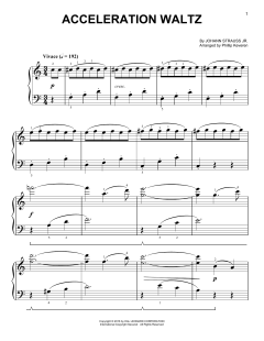 Acceleration Waltz [Classical version] von Johann Strauss II (Download) 