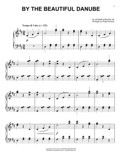 By The Beautiful Blue Danube [Classical version] von Johann Strauss Jr. (Download) 