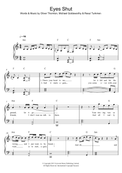 Eyes Shut von Michael Goldsworthy (Download) 