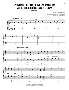 Praise God, From Whom All Blessings Flow [Classical version] von Thomas Ken (Download) 