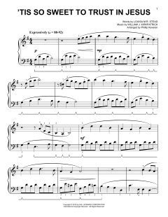 'Tis So Sweet To Trust In Jesus [Classical version] von Louisa M.R. Stead (Download) 