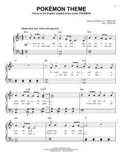 Pokemon Theme von J. Siegler (Download) 
