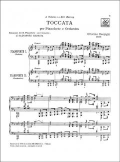 Toccata for Piano and Orchestra von Ottorino Respighi für 2 Klaviere im Alle Noten Shop kaufen