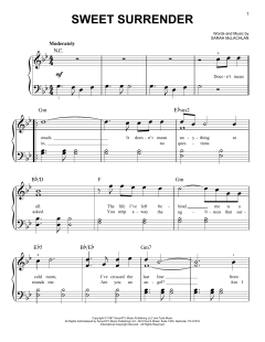 Sweet Surrender von Sarah McLachlan (Download) 