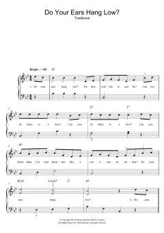 Do Your Ears Hang Low? von Traditional (Download) 