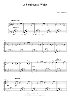 Sentimental Waltz (From 'Nine Easy Pieces For Piano') (Download) 