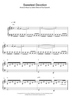Sweetest Devotion von Adele (Download) 