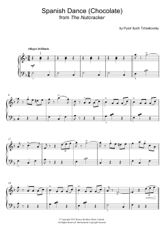 Spanish Dance (Chocolate) von Peter Iljitsch Tschaikowsky (Download) 