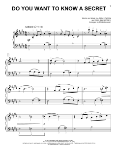 Do You Want To Know A Secret? [Classical version] von The Beatles (Download) 