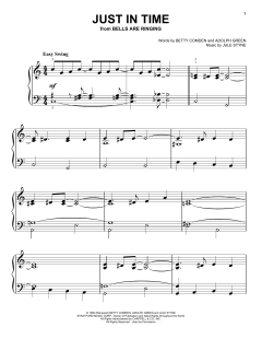 Just In Time von Adolph Green (Download) 