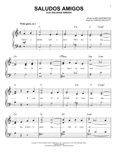 Saludos Amigos von Charles Wolcott (Download) 