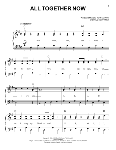 All Together Now von The Beatles (Download) 