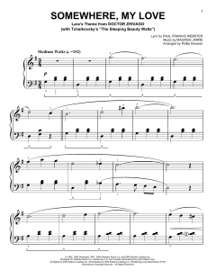 Somewhere, My Love [Classical version] von Maurice Jarre (Download) 