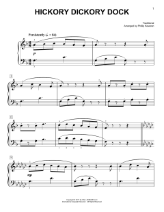 Hickory Dickory Dock [Classical version] von Traditional (Download) 