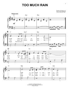 Too Much Rain von Paul McCartney (Download) 