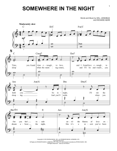 Somewhere In The Night von Barry Manilow (Download) 