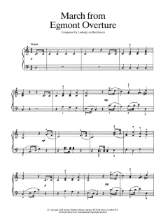 March from Egmont Overture von Ludwig van Beethoven (Download) 