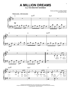 A Million Dreams von Benj Pasek (Download) 