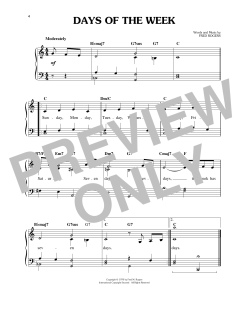 Days Of The Week von Fred Rogers (Download) 
