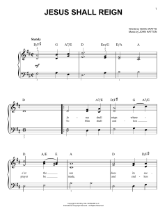 Jesus Shall Reign von Isaac Watts (Download) 