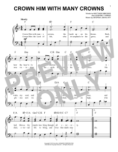 Crown Him With Many Crowns von Godfrey Thring (Download) 