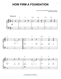 How Firm a Foundation von John Rippon (Download) 