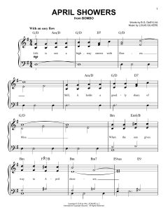 April Showers von Al Jolson (Download) 