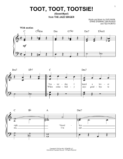 Toot, Toot, Tootsie! (Good-bye!) von Gus Kahn (Download) 
