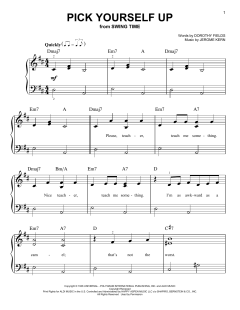 Pick Yourself Up von Jerome Kern (Download) 