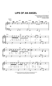 Lips Of An Angel von Hinder (Download) 