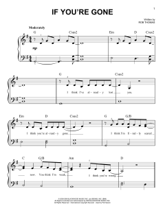 If You're Gone von Rob Thomas (Download) 