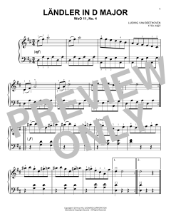 Landler von Ludwig van Beethoven (Download) 