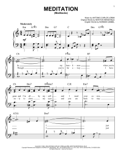 Meditation (Meditacao) von Norman Gimbel (Download) 