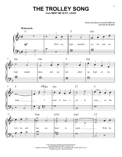 The Trolley Song von Judy Garland (Download) 