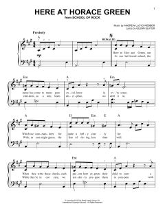 Here At Horace Green von Glenn Slater (Download) 