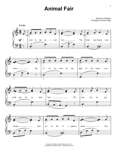 Animal Fair von American Folksong (Download) 