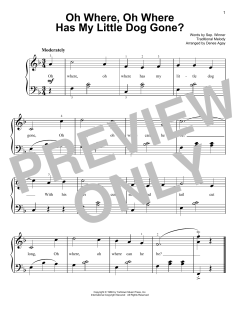 Oh Where, Oh Where Has My Little Dog Gone von Traditional (Download) 