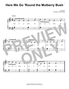 Here We Go 'Round The Mulberry Bush von Traditional (Download) 