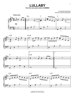Lullaby von George Winston (Download) 