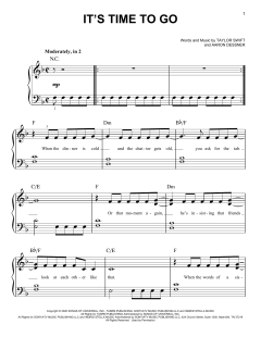 it's time to go von Taylor Swift (Download) 
