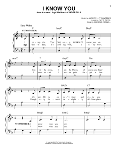 I Know You von David Zippel (Download) 