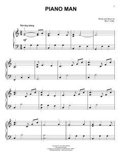 Piano Man von Billy Joel (Download) 