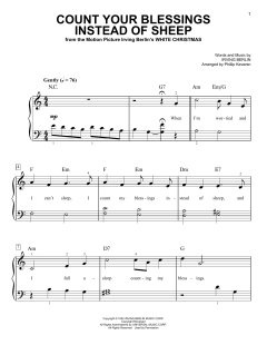 Count Your Blessings Instead Of Sheep von Irving Berlin (Download) 